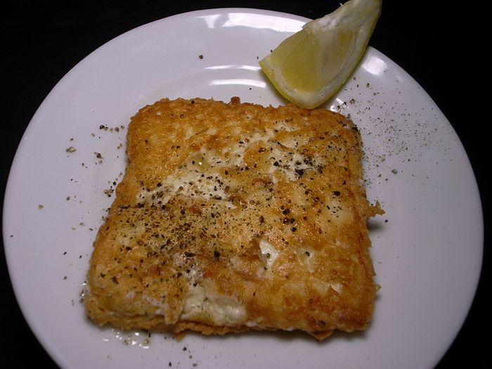 今日の一皿 サガナキ Saganaki Txikiteo チキテオ 食と料理をめぐる冒険