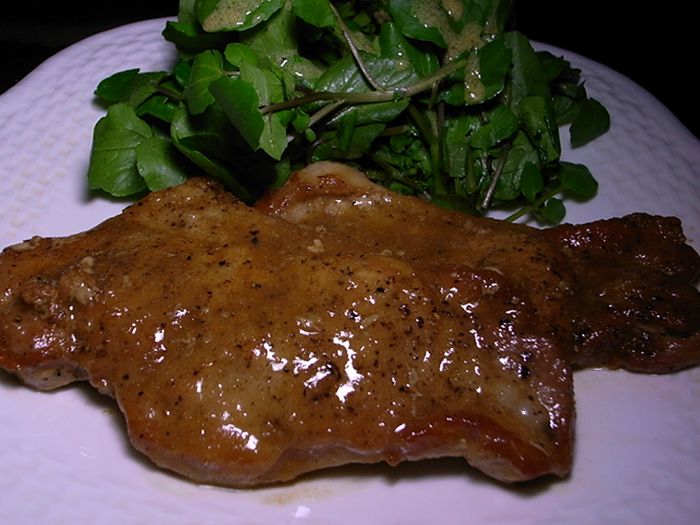 今日の一皿 ポークソテーすぎ田風 Pork Saute Sugita Style Txikiteo チキテオ 食と料理をめぐる冒険