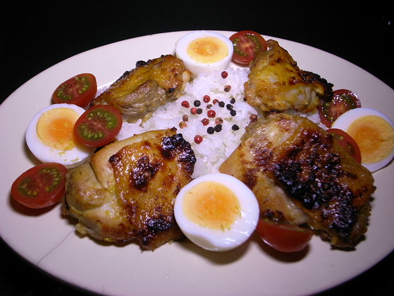 R0038718_Poulet grille au safran avec riz