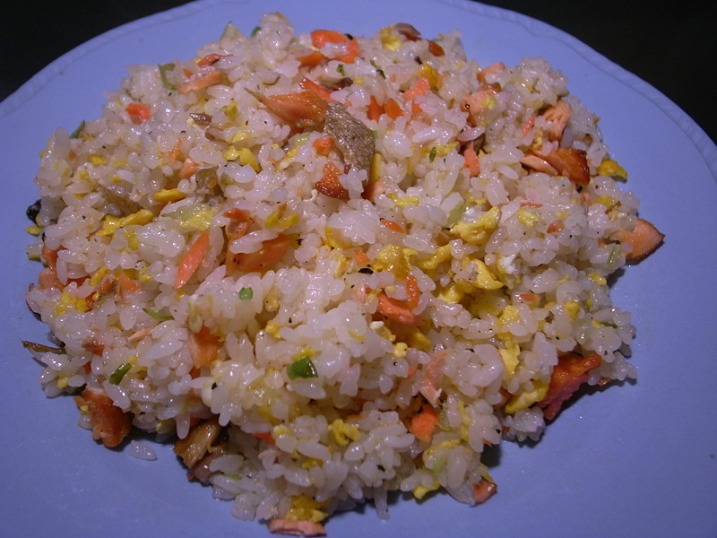 R0038166_Fried rice with salted samon