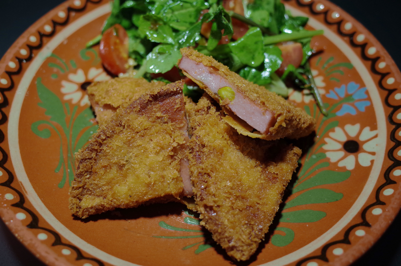 R0055751_Deep fried Mortadella in “hamkatsu” style