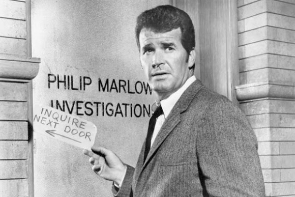 James Garner as Philip Marlowe in Marlowe   1969