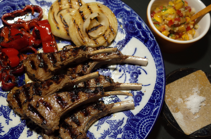 R0054864_grilled french lamb rack with Mango salsa