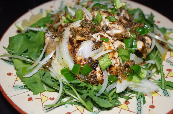 R0050706_Grilled tuna with Chermoula and salad