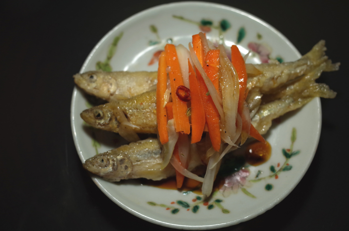 R0055865_Marinated smelt in Naｎban style